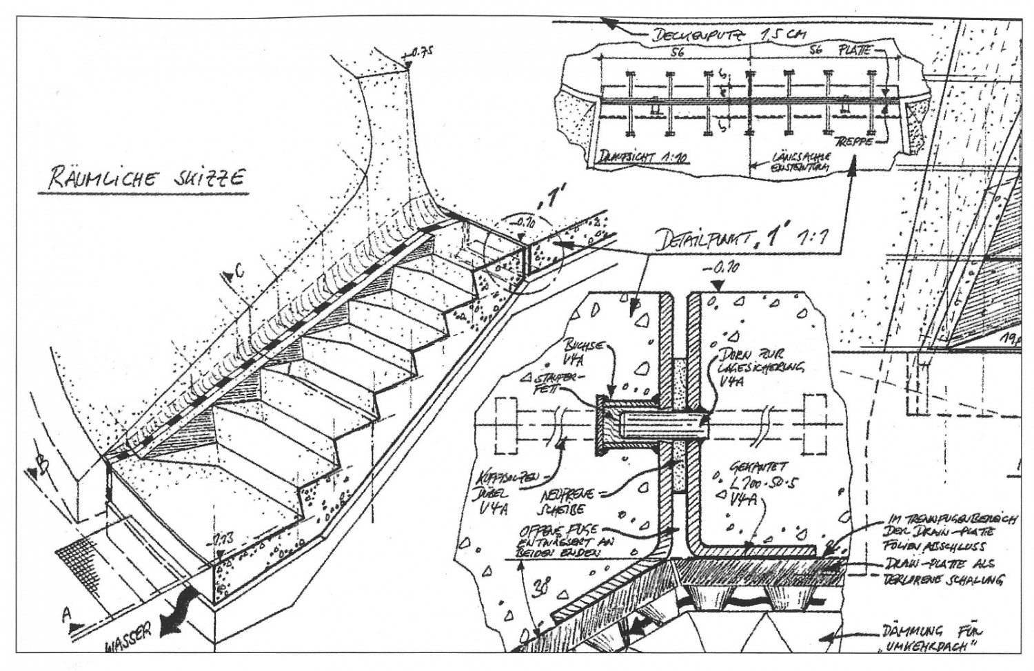 Planung neuer Treppe nach Vorbild Mendelsohns