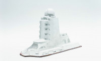 Nachgebautes Modell des Einsteinturms wahrscheinlich aus den 1950er-Jahren, das lange Zeit als Original gehandelt wurde